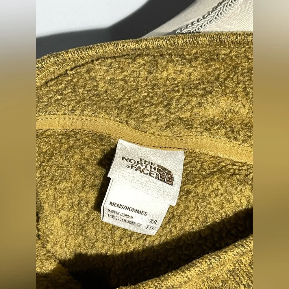 The North‎ Face Mustard Yellow Half-Zip Fleece